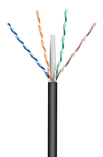 GOOBAY καλώδιο δικτύου 57293, CAT 6 U/UTP, CCA, έως 50m, 100m, μαύρο - Image 2