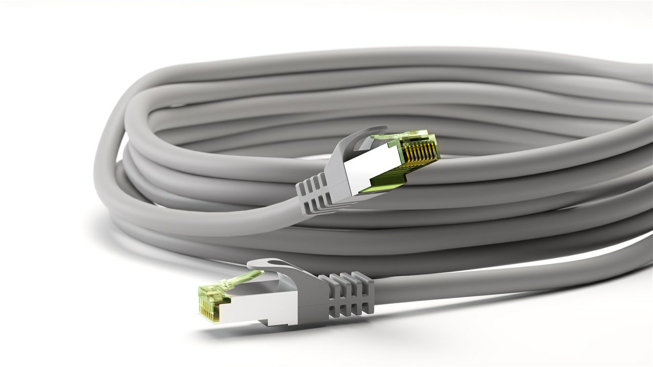 GOOBAY καλώδιο δικτύου 61119, CAT 8.1 S/FTP, copper, LSZH, 7.5m, γκρι - Image 3