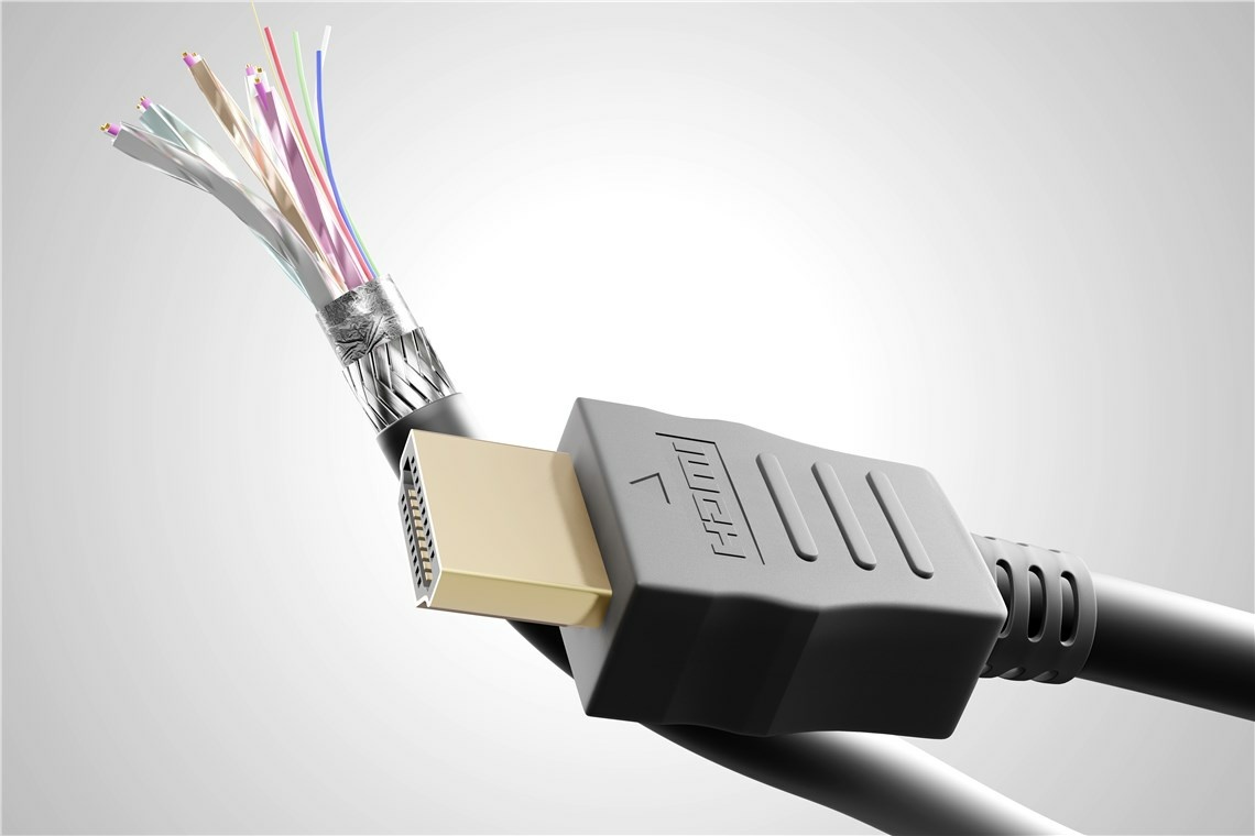 GOOBAY καλώδιο HDMI 2.0 61159 με Ethernet, 4K/60Hz, 18 Gbps, 2m, μαύρο - Image 2