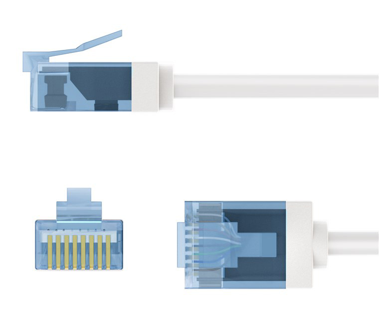 GOOBAY καλώδιο δικτύου 74285, CAT 6A U/UTP, ultra slim, copper, 500MHz, 0.5m, λευκό - Image 7