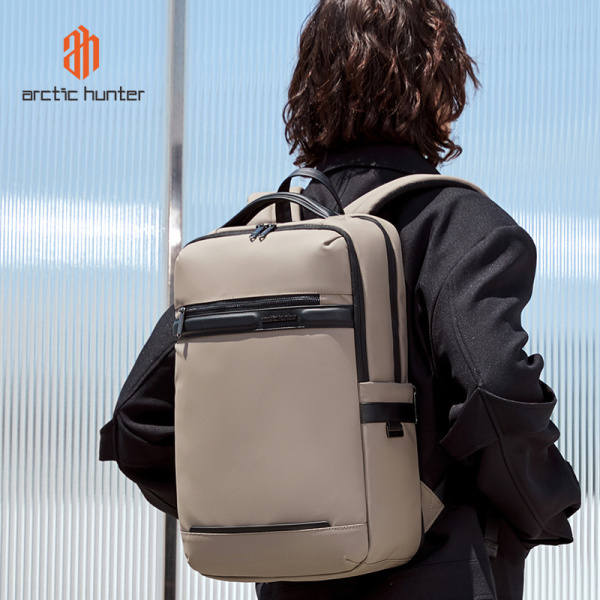 Alternative view of ARCTIC HUNTER τσάντα πλάτης B00872 με θήκη laptop 15.6", 14.5L, χακί