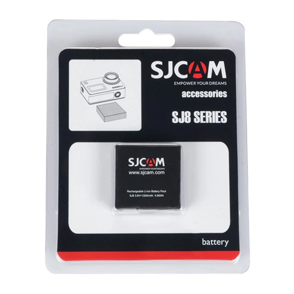 Alternative view of SJCAM μπαταρία για SJ8 series action κάμερες, 1200mAh