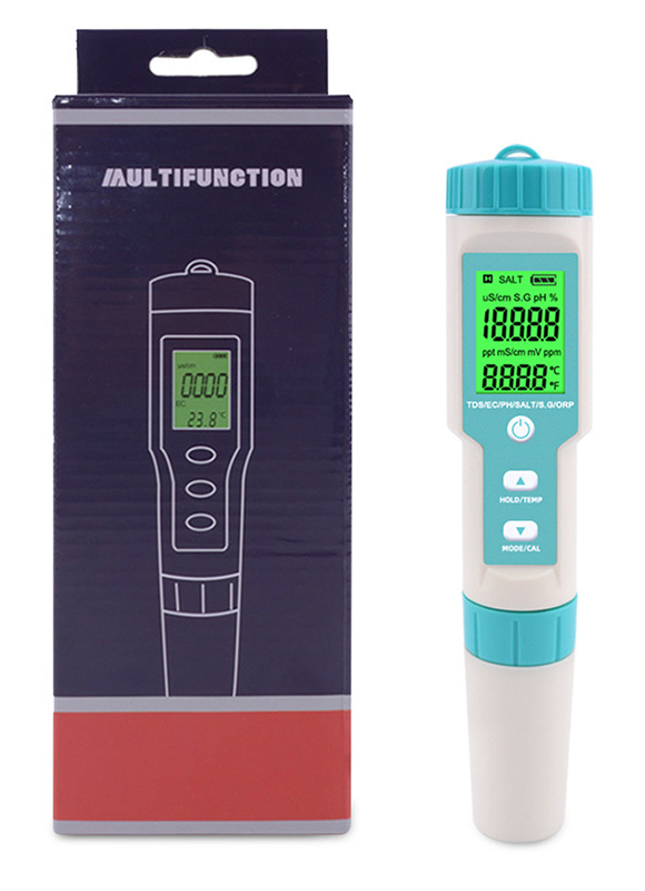 NOYAFA tester ποιότητας νερού C-600, TDS/EC/PH/SALT/S.G/ORP/0-60 °C - Image 8