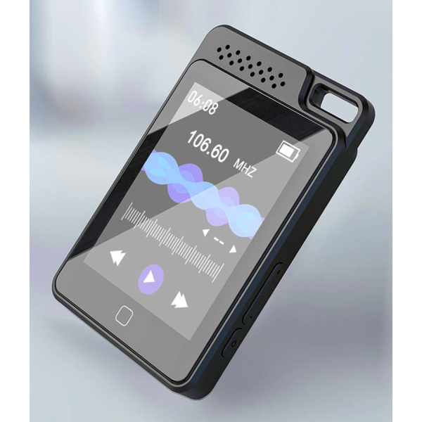 Alternative view of RUIZU MP3 player C1 με οθόνη αφής 2.4", 32GB, Bluetooth, ελληνικό μενού, μαύρο