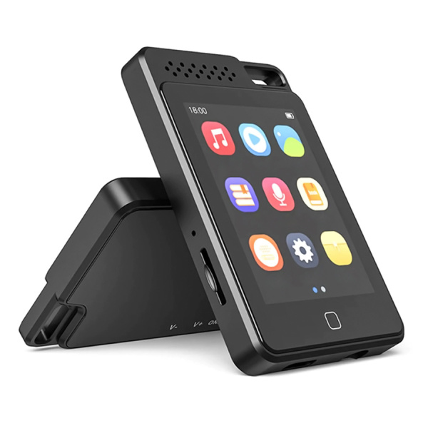 RUIZU MP3 player C1 με οθόνη αφής 2.4", 32GB, Bluetooth, ελληνικό μενού, μαύρο