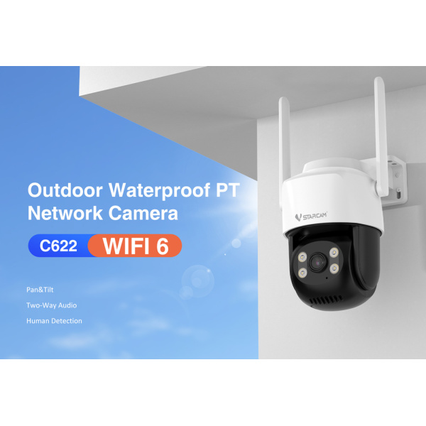 Alternative view of VSTARCAM smart κάμερα C622, 2MP, WiFi, PTZ, SD, IP66