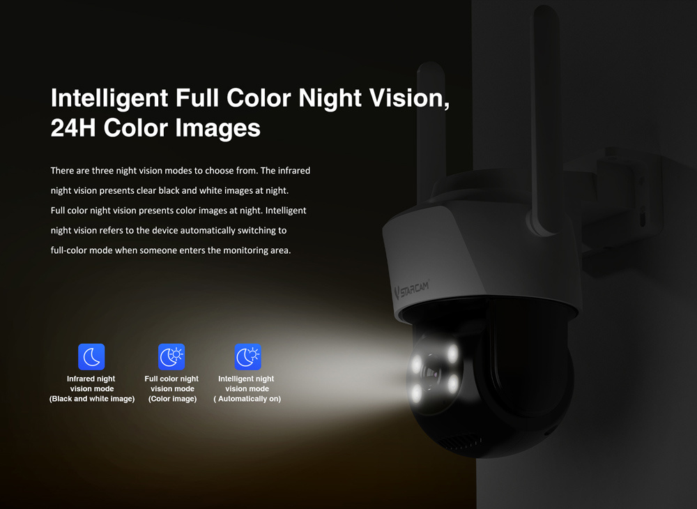 VSTARCAM smart κάμερα C622, 2MP, WiFi, PTZ, SD, IP66 - Image 4