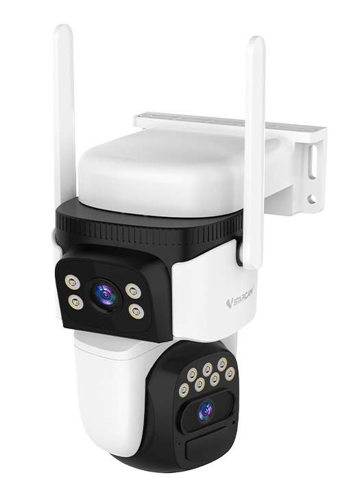 VSTARCAM smart ηλιακή κάμερα CB621DR, dual lens, 3MP, WiFi, SD, PTZ, IP66 - Image 3
