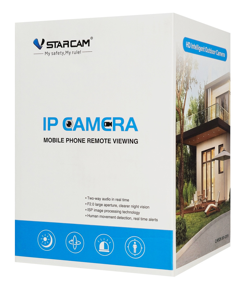 VSTARCAM smart κάμερα CS2DR, 3MP, dual lens, WiFi, PTZ, SD - Image 5