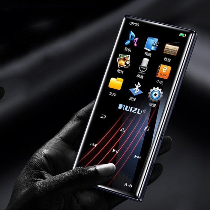 RUIZU MP3 player D29 με ηχείο, 1.8", 16GB, Bluetooth, ελληνικό μενού, μαύρο - Image 2