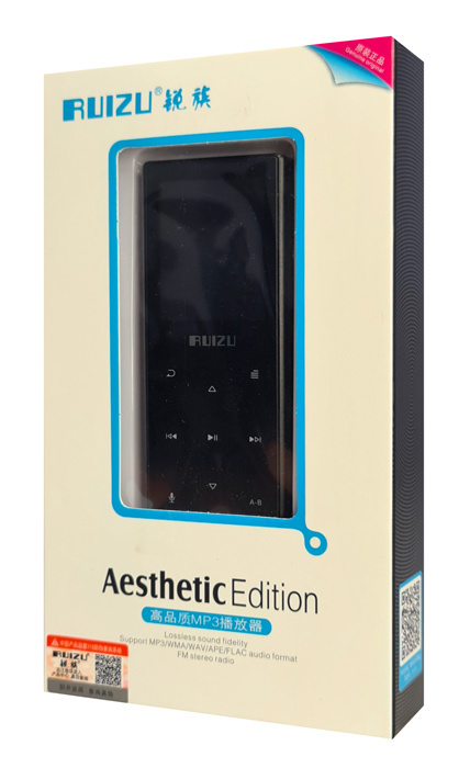RUIZU MP3 player D29 με ηχείο, 1.8", 16GB, Bluetooth, ελληνικό μενού, μαύρο - Image 4
