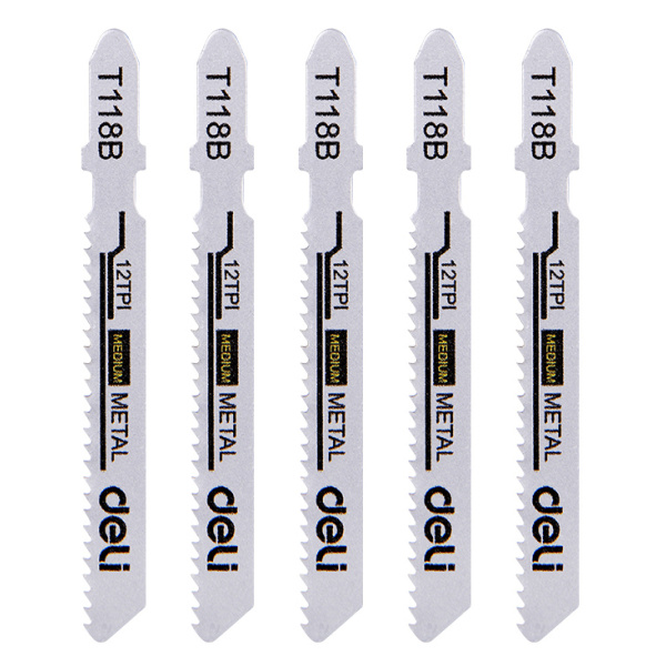 DELI σετ λάμες σέγας DH-QJT012-E4 για μέταλλο, T118B, 5τμχ
