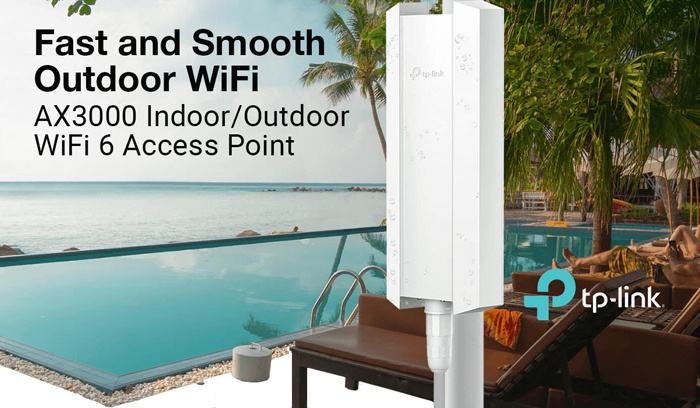 TP-LINK access point EAP650-Outdoor, WiFi 6, Mesh, AX3000, Ver. 1.0 - Image 2