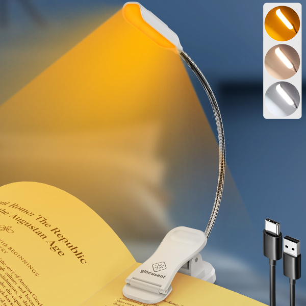 Alternative view of GLOCUSENT LED φακός διαβάσματος GLCSNTBL105W, επαναφορτιζόμενος, έως 45lm, λευκός