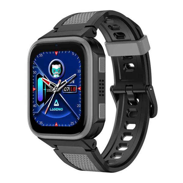 LAGENIO GPS smartwatch για παιδιά K10, 1.8", με κάμερα, 4G, IP68, μαύρο