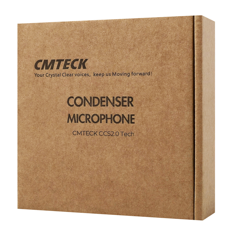 CMTECK επιτραπέζιο μικρόφωνο M003, omnidirectional, USB, μαύρο - Image 5