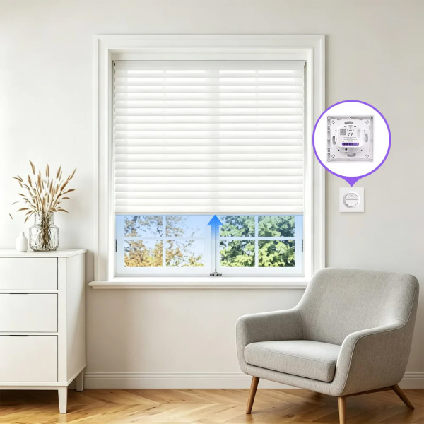 Alternative view of SONOFF smart επιτοίχιος διακόπτης ρολών Orb-RBS, WiFi, Matter, 1A, λευκός