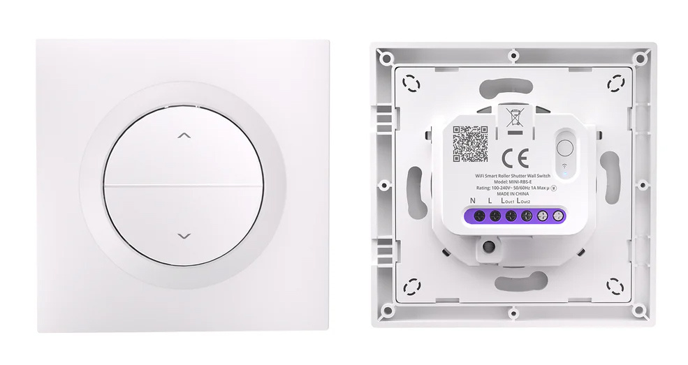 SONOFF smart επιτοίχιος διακόπτης ρολών Orb-RBS, WiFi, Matter, 1A, λευκός
