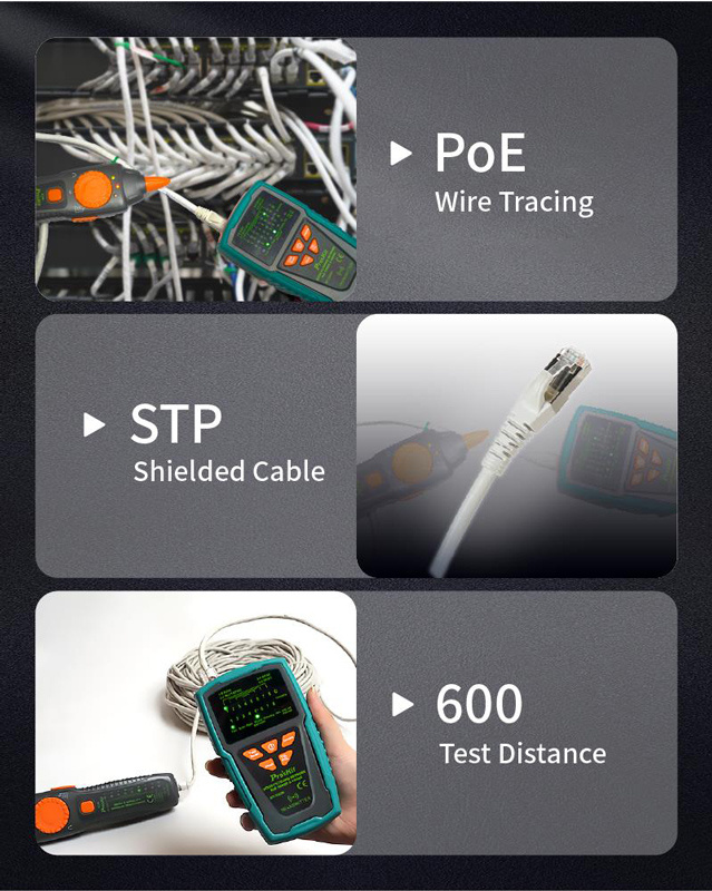 PROSKIT tester καλωδίων δικτύου MT-7029N για RJ45/11/12 - Image 7