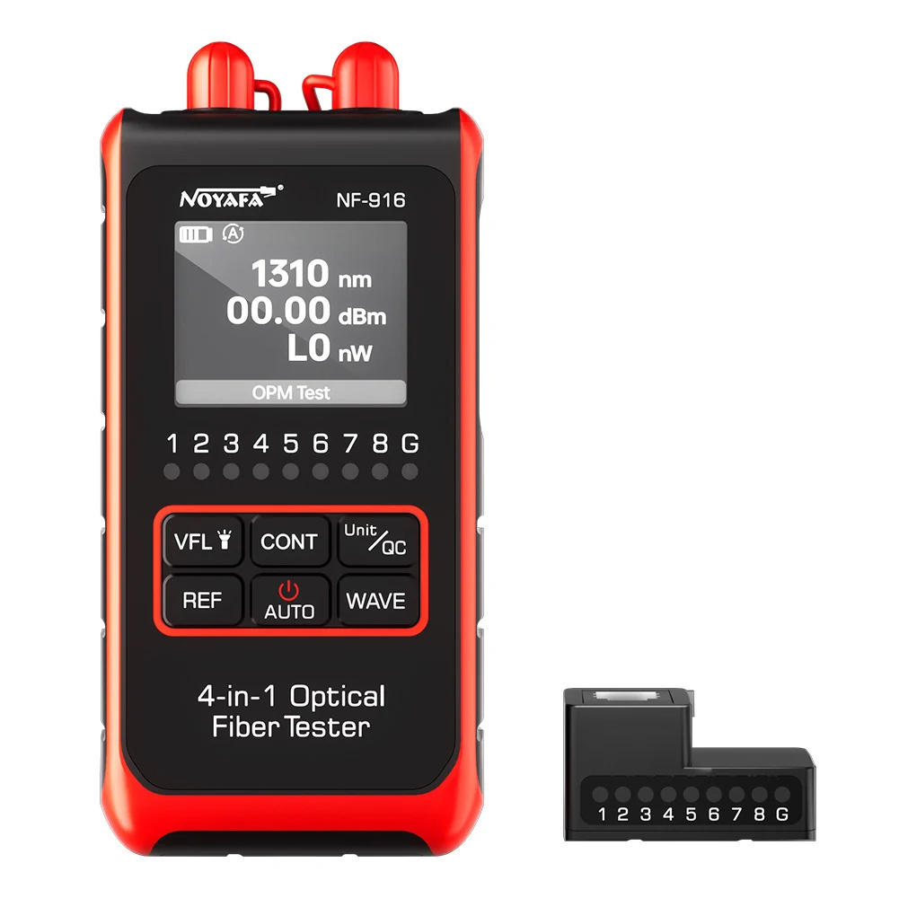 NOYAFA tester καλωδίων οπτικής ίνας NF-916, 850-1650nm, -60~8dBm - Image 4