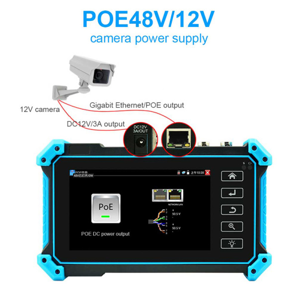 Alternative view of NOYAFA CCTV & IP tester NF-IPC715, 8MP CVI/TVI/AHD