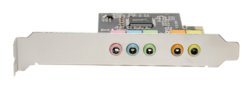POWERTECH κάρτα επέκτασης ήχου PCIe σε 2x channel audio ST13, CMI8738 + ASM1083 - Image 4