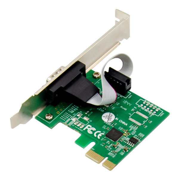 Alternative view of POWERTECH κάρτα επέκτασης PCIe σε serial ST328, 115.2Kbps, ASIX AX99100