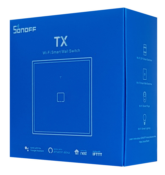 SONOFF smart διακόπτης ΤΧ-T3EU1C, αφής, Wi-Fi, μονός, μαύρος - Image 5