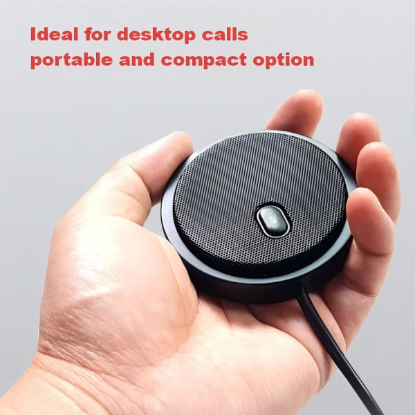 Alternative view of CMTECK επιτραπέζιο μικρόφωνο UM02, omnidirectional, USB, μαύρο