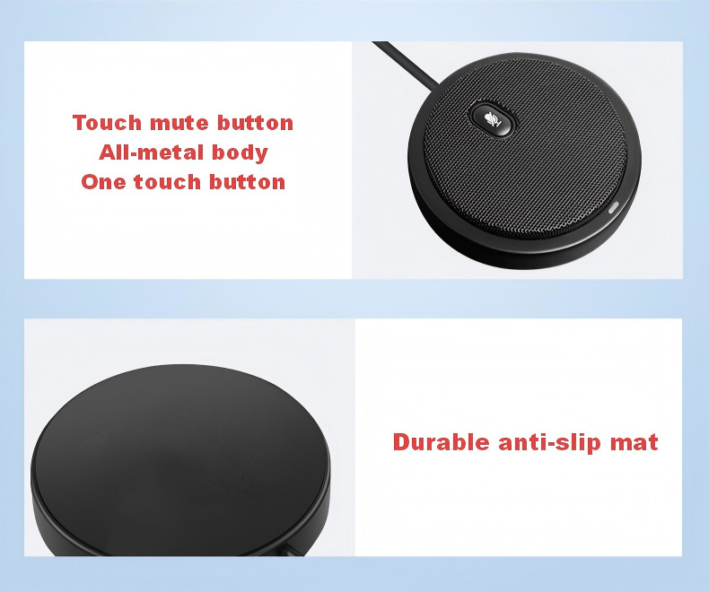 CMTECK επιτραπέζιο μικρόφωνο UM02, omnidirectional, USB, μαύρο - Image 3