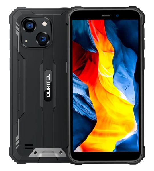 OUKITEL smartphone WP32, 6", 4/128GB, 6300mAh, IP68/IP69K, μαύρο