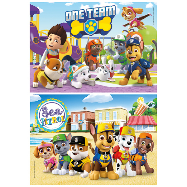 Alternative view of Clementoni Παιδικό Παζλ Super Color Paw Patrol 2x20 τμχ