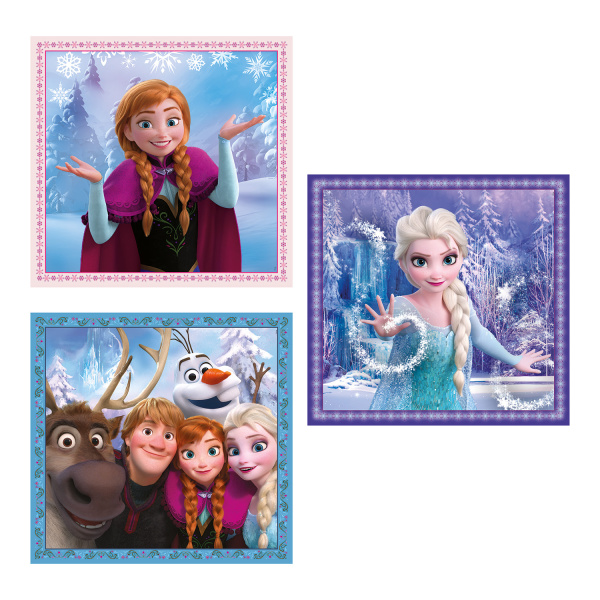Alternative view of Clementoni Παιδικό Παζλ Super Color Disney Frozen 3x48 τμχ
