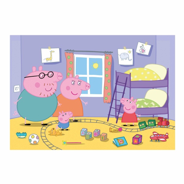 Alternative view of Clementoni Παιδικό Παζλ Maxi Super Color Peppa Pig 60 τμχ