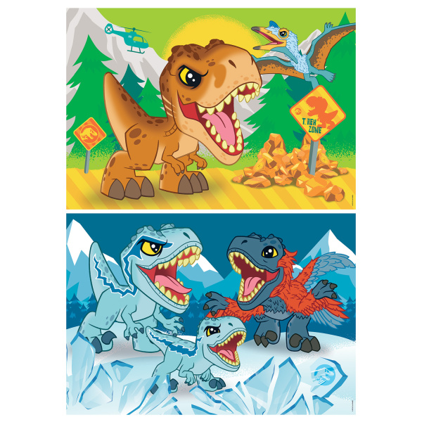 Alternative view of Clementoni Παιδικό Παζλ Super Color Jurrasic World 2x20 τμχ