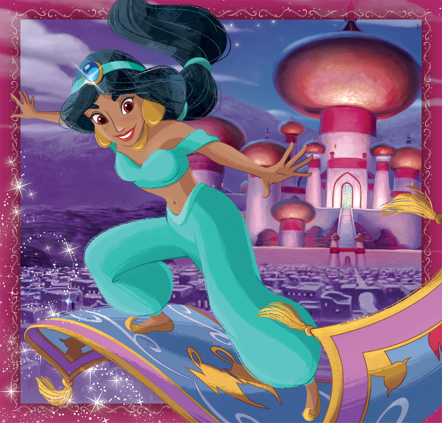Clementoni Παιδικό Παζλ Super Color Disney Princess 3x48 τμχ - Image 3