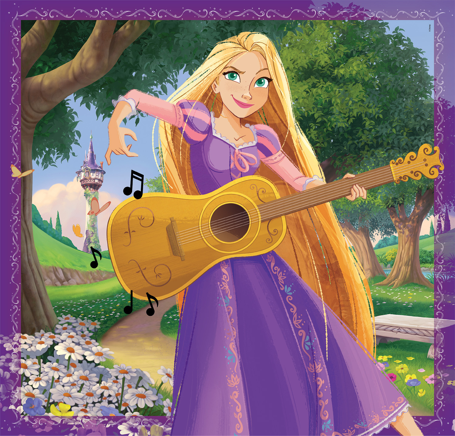 Clementoni Παιδικό Παζλ Super Color Disney Princess 3x48 τμχ - Image 4