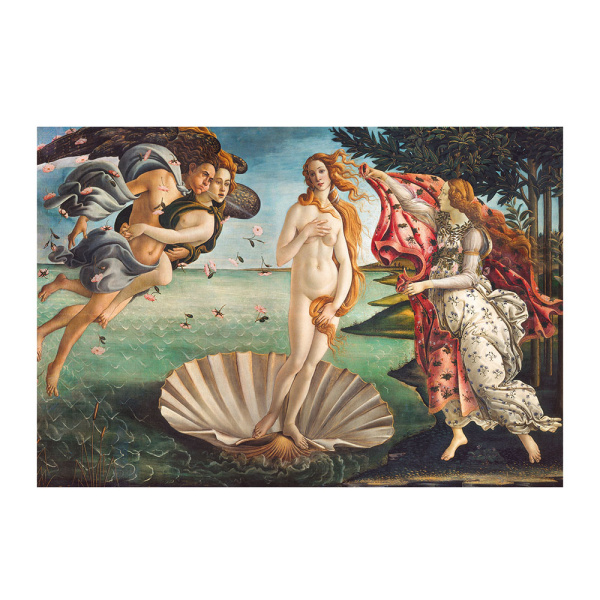 Alternative view of Clementoni Puzzle Museum Collection Μποττιτσέλλι: Η Γέννηση της Αφροδίτης 2000 pcs