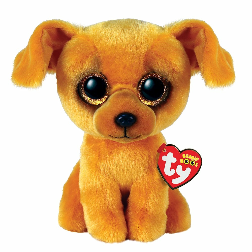 TY Beanie Boos Zuzu Χνουδωτό Σκυλάκι Καφέ 15εκ
