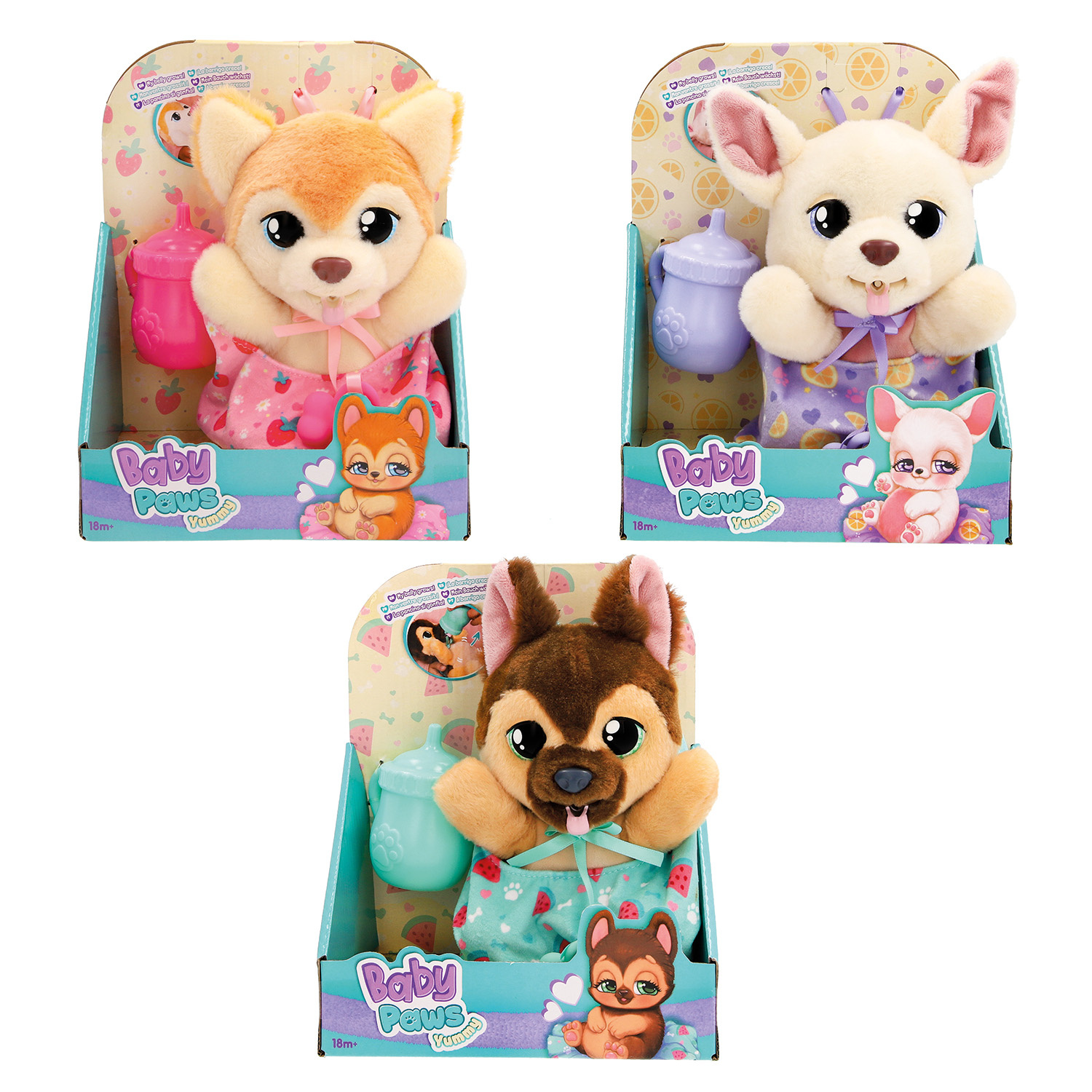 Baby Paws Yummy Λούτρινα Διαδραστικά Σκυλάκια - Image 2