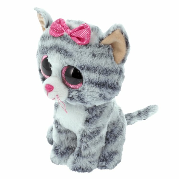 Alternative view of TY Beanie Boos Kiki Χνουδωτή Γατούλα Γκρι 15εκ