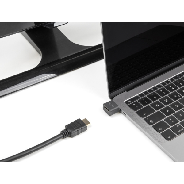 Alternative view of DELOCK αντάπτορας USB-C σε HDMI 64256, 4K/30Hz, μαύρος