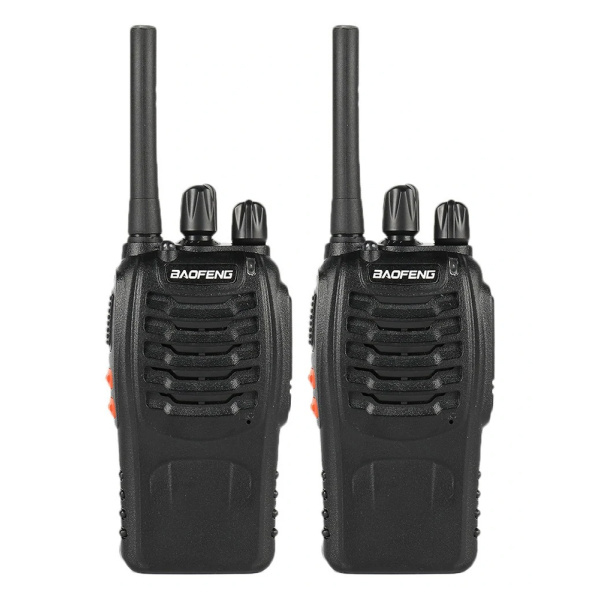 BAOFENG σετ ασύρματοι πομποδέκτες BF-88E, PMR, 0.5W, μαύρο, 2τμχ