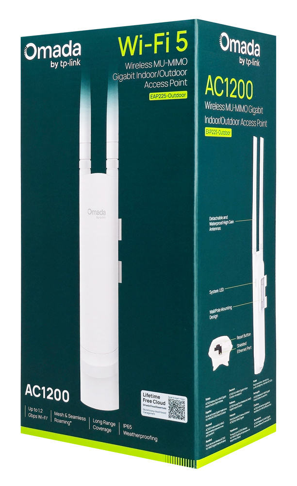 TP-LINK access point EAP225-OUTDOOR, AC1200 MU-MIMO, V3.20 - Image 6