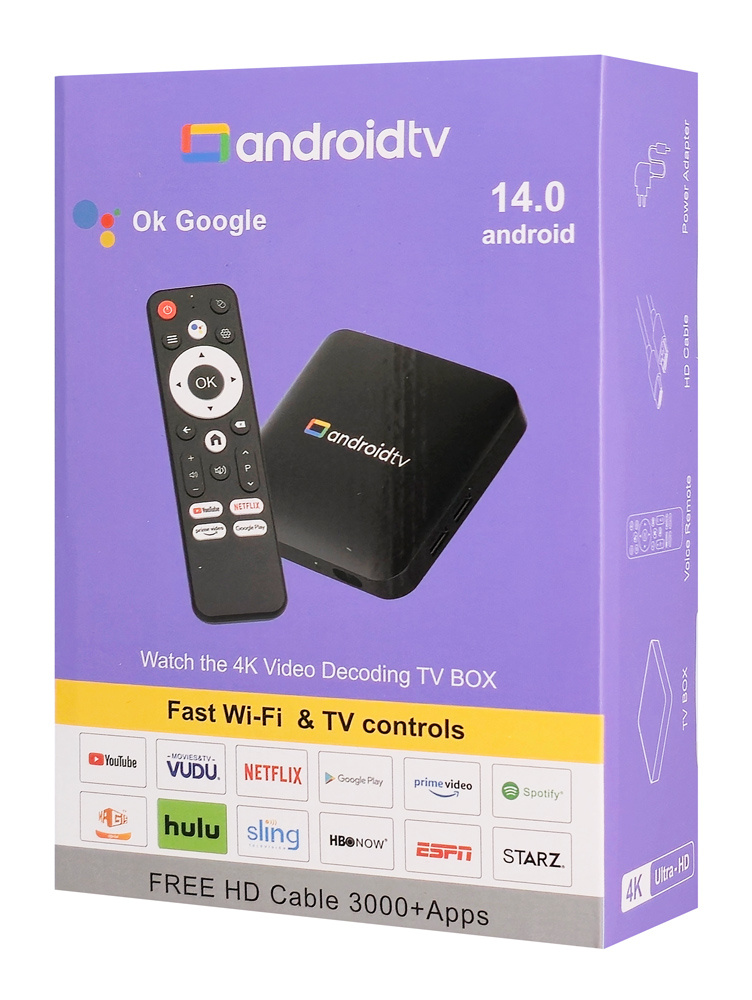 H96 MAX TV Box S905L3, 4K, 2/16GB, WiFi, Bluetooth, Android 14 - Image 7