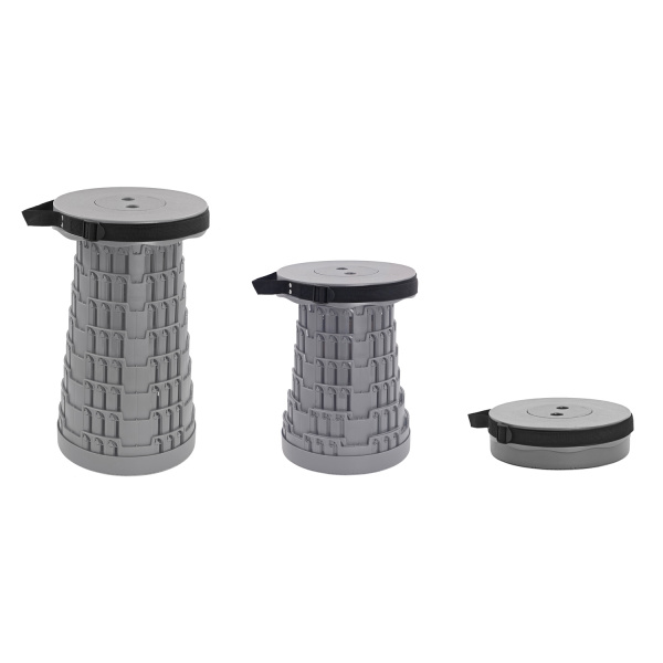 Alternative view of HOME USE πτυσσόμενο καρεκλάκι HUH-0231, αντοχή έως 250kg, 25.5x45cm, γκρι