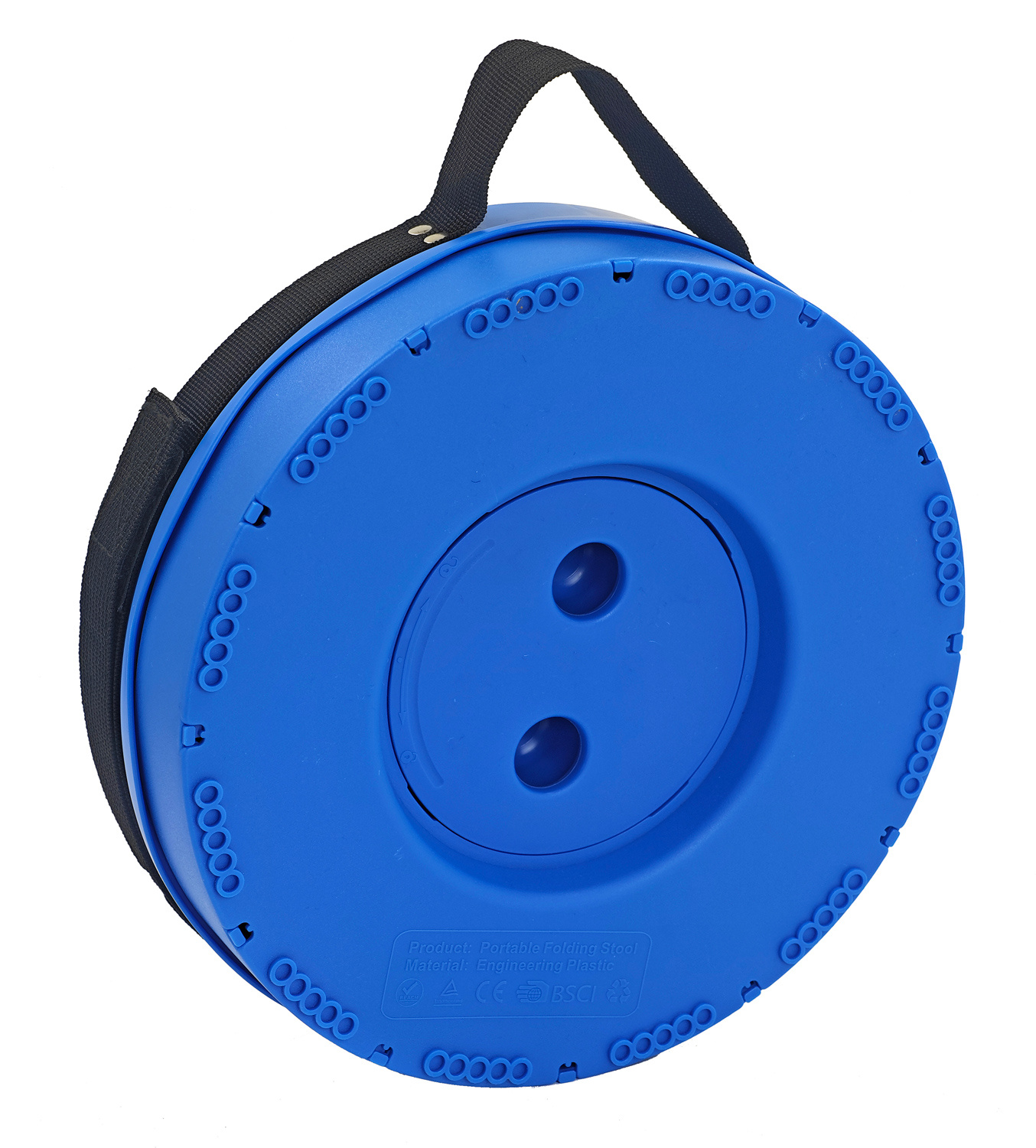 POWERTECH πτυσσόμενο καρεκλάκι HUH-0234, αντοχή έως 250kg, 25.5x45cm, μπλε - Image 6