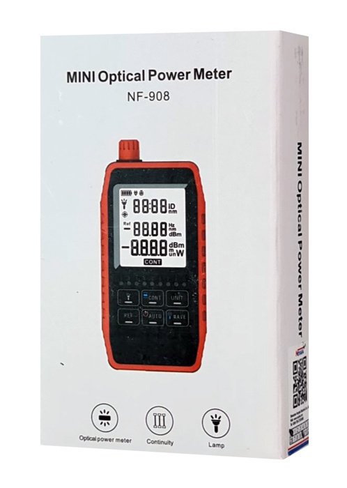 NOYAFA tester καλωδίων οπτικής ίνας NF-908L, 850-1625nm, -60~8dBm - Image 4
