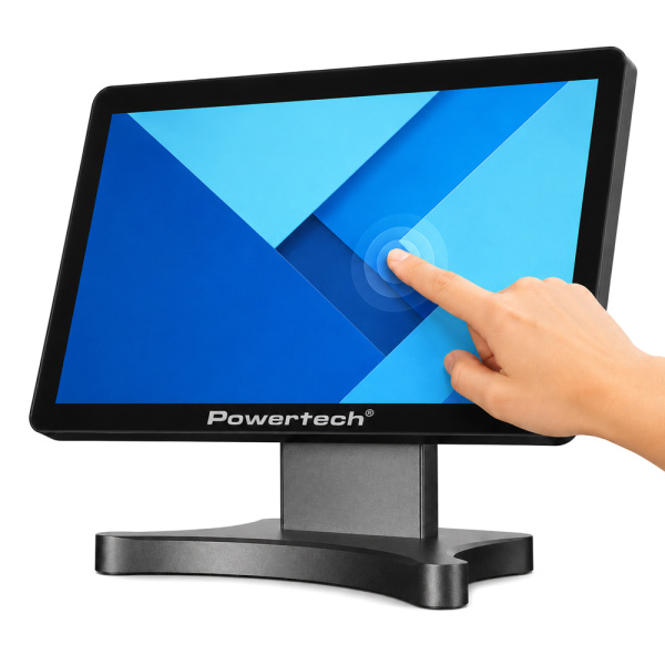 Alternative view of POWERTECH οθόνη αφής PT-1631, LCD, 17.3" 1920x1080p, HDMI/VGA, μαύρη