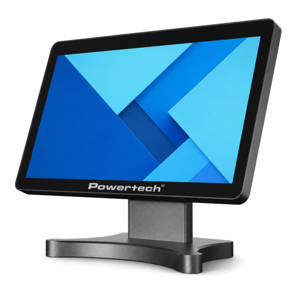 POWERTECH οθόνη αφής PT-1631, LCD, 17.3" 1920x1080p, HDMI/VGA, μαύρη